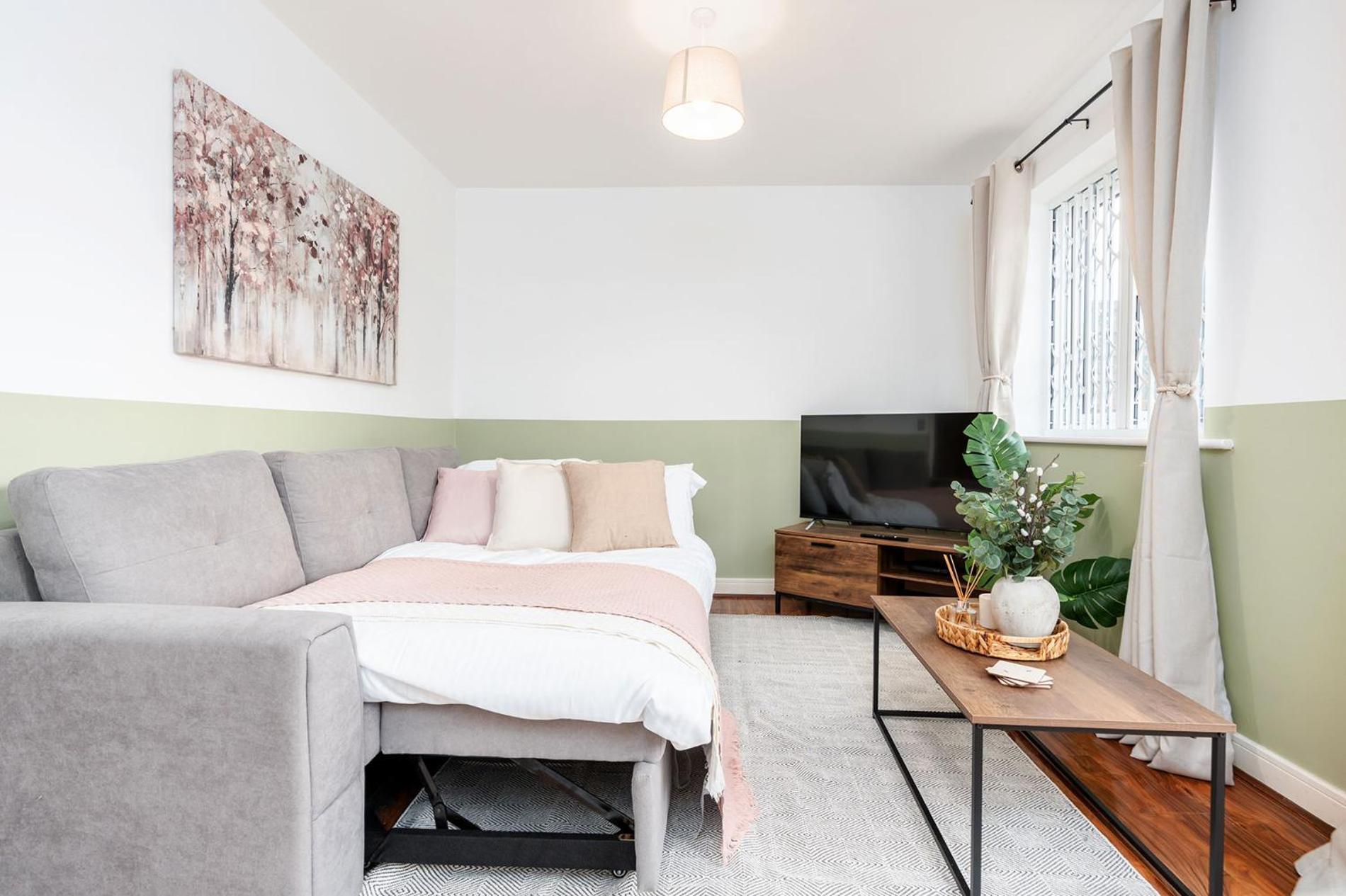 6 Guests - 3 Bedrooms - Free Wi-Fi - Manchester Eksteriør bilde